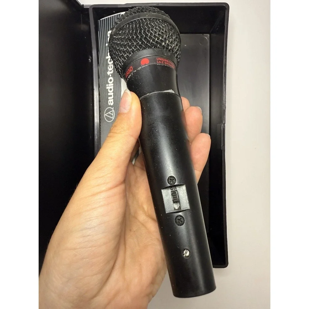 🎤 Audio-Technica 450D Dynamic Vocal‎ Microphone – With Case & Manual – Untested